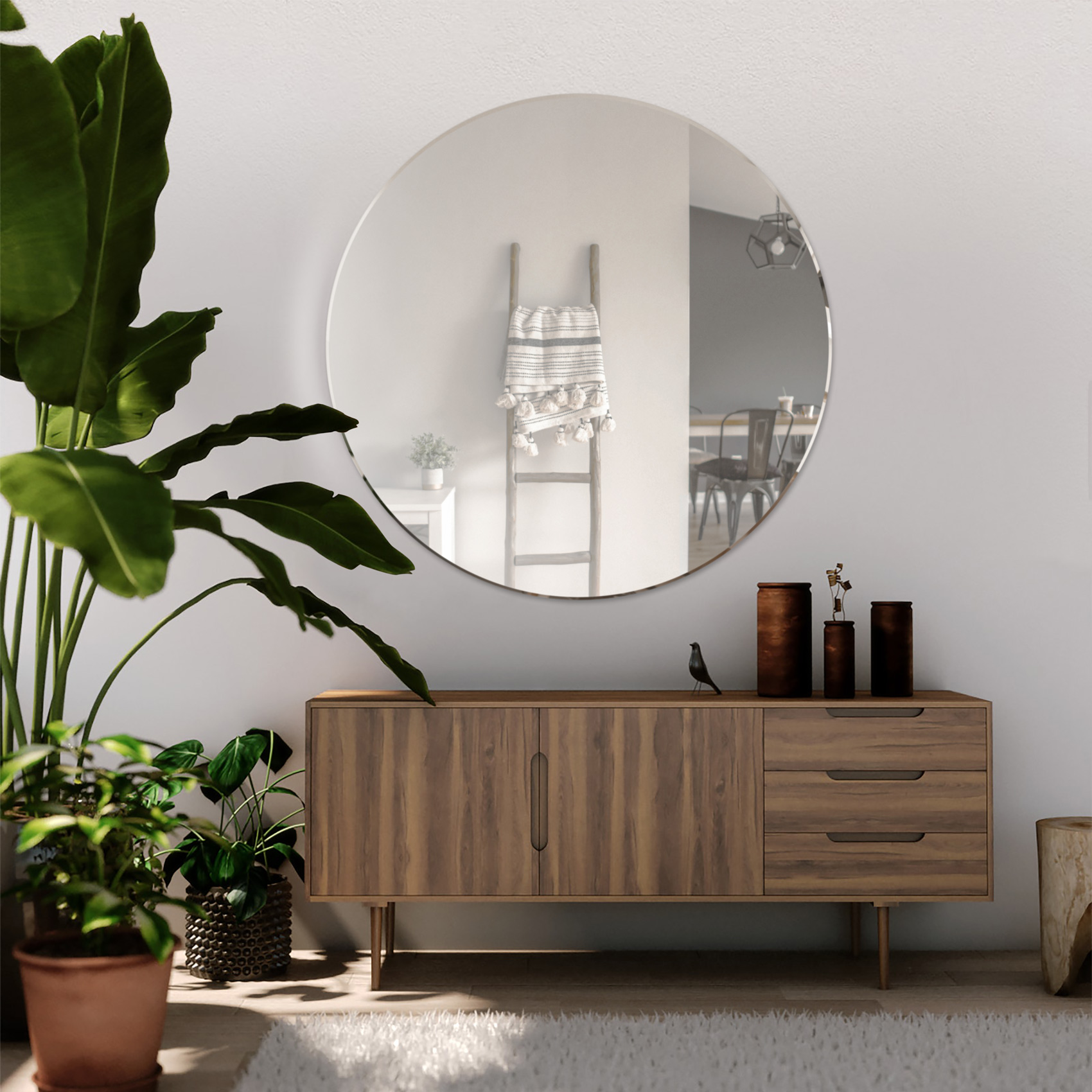 Frameless Mirrors