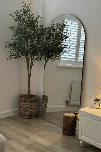 The Arcus - Frameless Arched Leaner/Wall Mirror 71" X 35" (180CM X 90CM)